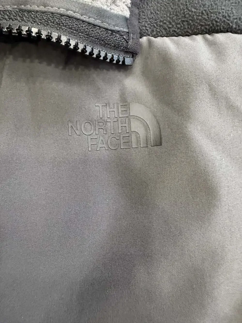 The North Face Sherpa Fleece Full-Zip Jacket Black Gray Men's XXL